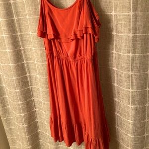 Torrid, coral, size 2, dress